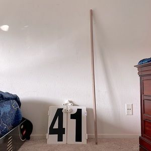 This is a lap counter. The brand is a poolmaster it is 54 inches tall